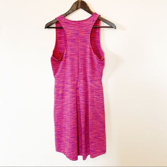 Kyodan Freedom Trail Pink Purple Space Dye Racerback Jersey Ruched Dress - Picture 2 of 6